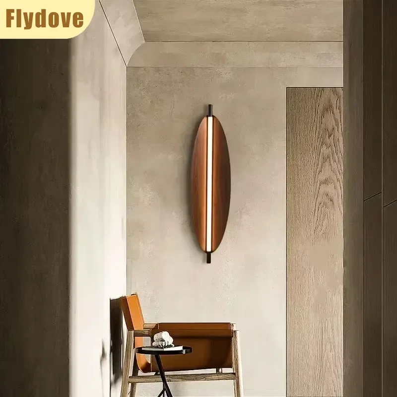 Tea Room Wall Lamp Retro Creative Leaves Walnut Wood Grain Living Room Bedroom Bedside Background Wall Lamp Home Decoration
Tea Room Wall Lamp Retro Creative Leaves Walnut Wood Grain Living Room Bedroom Bedside Background Wall Lamp Home Decoration
