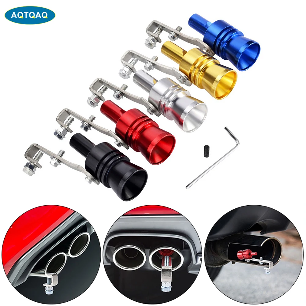 Universal Aluminum Turbo Sound Exhaust Muffler Pipe Whistle Car Blow off valve Tip Simulator Whistler
Universal Aluminum Turbo Sound Exhaust Muffler Pipe Whistle Car Blow off valve Tip Simulator Whistler