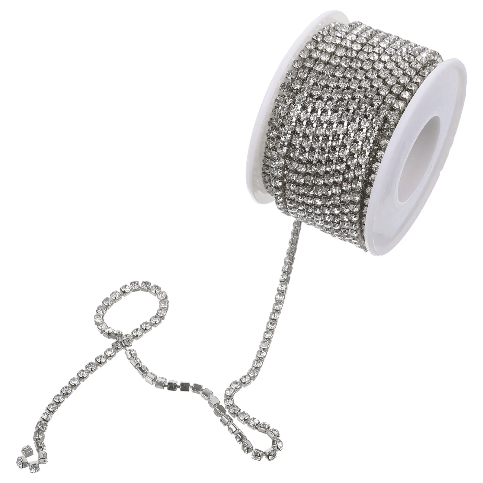 Rhinestone Chain 10M Gold Base White SS12 Water Drill Chains for Clothes Jewelry Making Wedding Craft Supplies
Rhinestone Chain 10M Gold Base White SS12 Water Drill Chains for Clothes Jewelry Making Wedding Craft Supplies