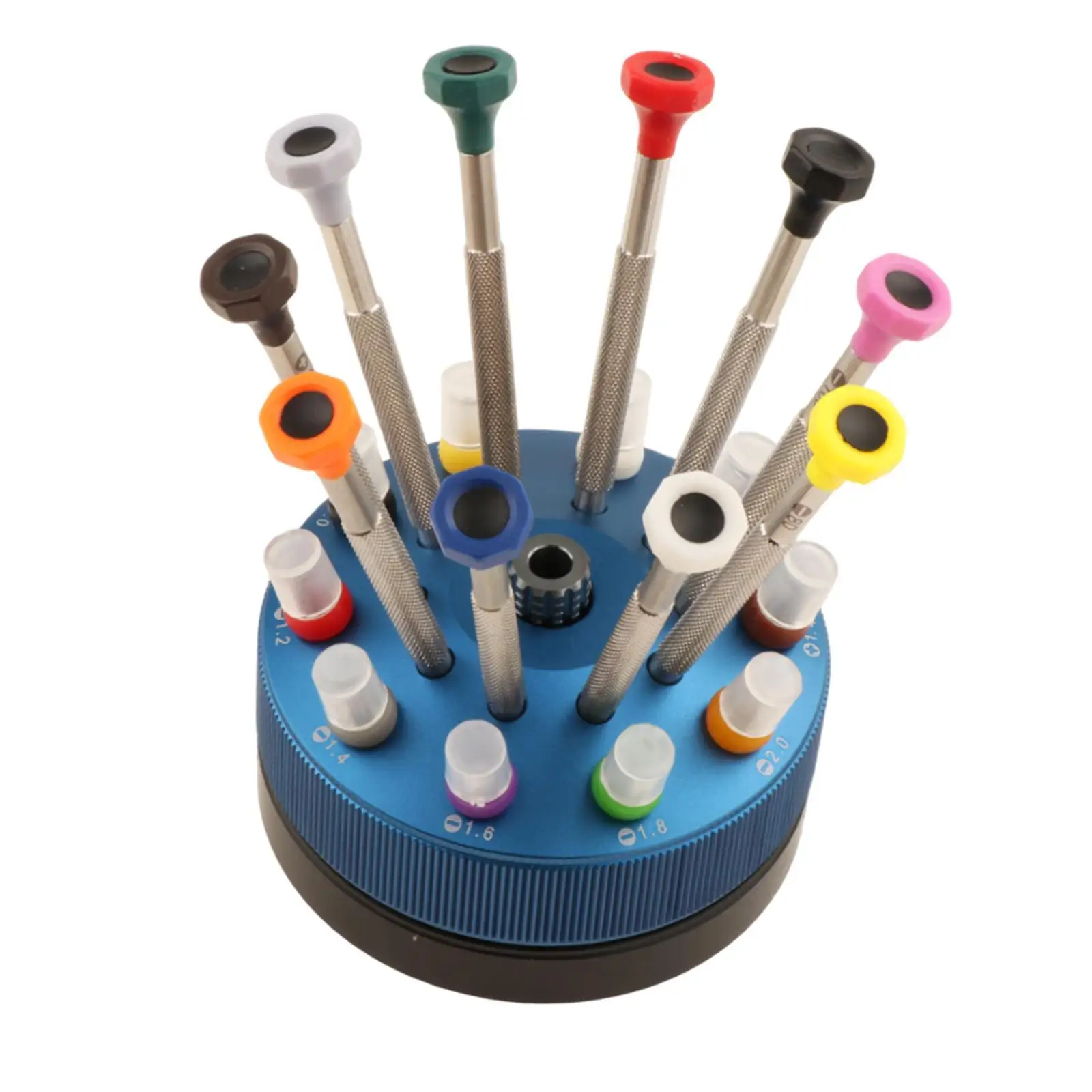10 Pieces Watchmakers Screwdrivers Set Watch Repair Tools Ergonomic Rotating Stand Portable Screwdriver Tools for Repairing
10 Pieces Watchmakers Screwdrivers Set Watch Repair Tools Ergonomic Rotating Stand Portable Screwdriver Tools for Repairing