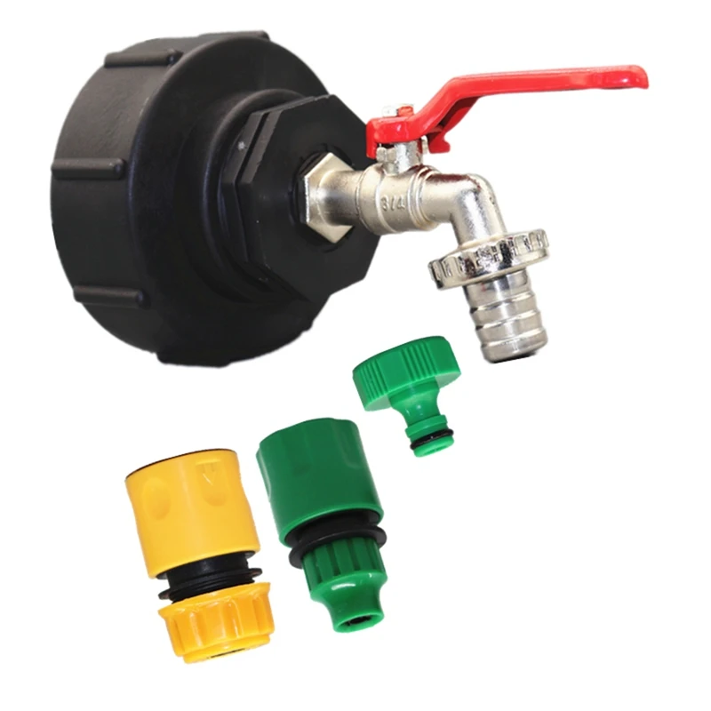 IBC Outlet Faucet 3/4 Inch IBC Adapter S100x8 Brass IBC Ball Outlet Valve Faucet Outlet Rain Barrel Tank Accessories
IBC Outlet Faucet 3/4 Inch IBC Adapter S100x8 Brass IBC Ball Outlet Valve Faucet Outlet Rain Barrel Tank Accessories
