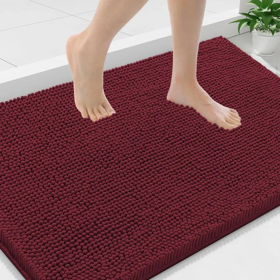 Luxury Chenille Bathroom Rugs 36x24, Extra Soft and Absorbent Shaggy Bath Mat, Machine Washable, NonSlip Plush Carpet Runner for
Luxury Chenille Bathroom Rugs 36x24, Extra Soft and Absorbent Shaggy Bath Mat, Machine Washable, NonSlip Plush Carpet Runner for