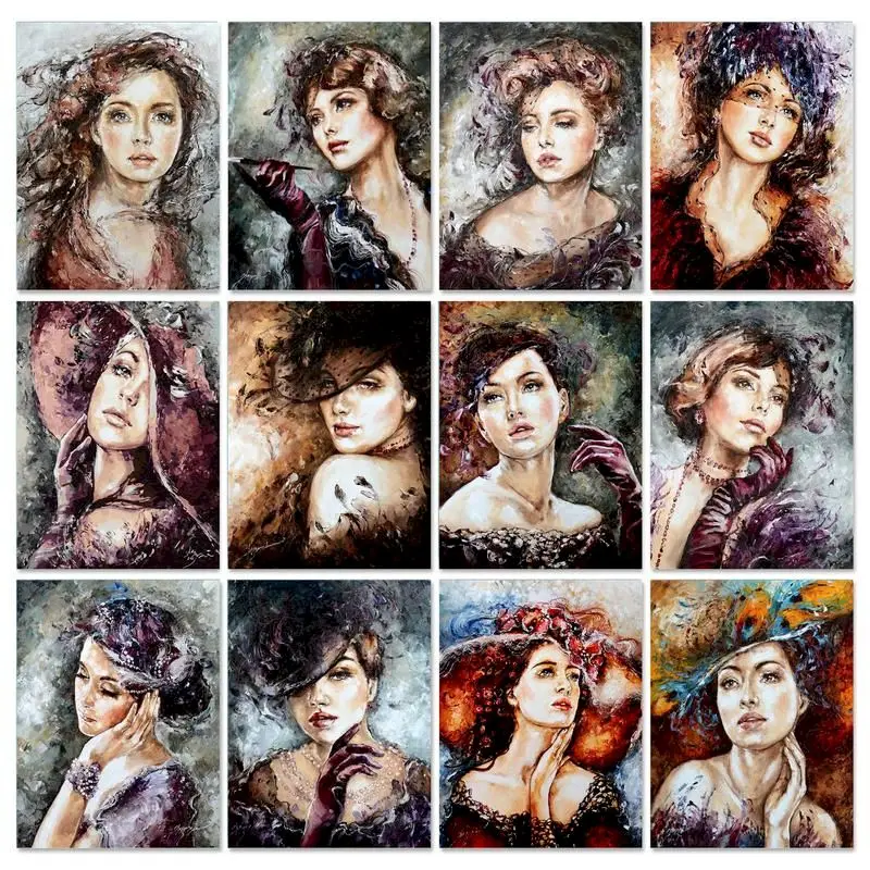 GATYZTORY Acrylic Painting By Numbers Frame Classical Woman Wall Art Picture Drawing Home Decoration Art Supplies Paint Kit
GATYZTORY Acrylic Painting By Numbers Frame Classical Woman Wall Art Picture Drawing Home Decoration Art Supplies Paint Kit