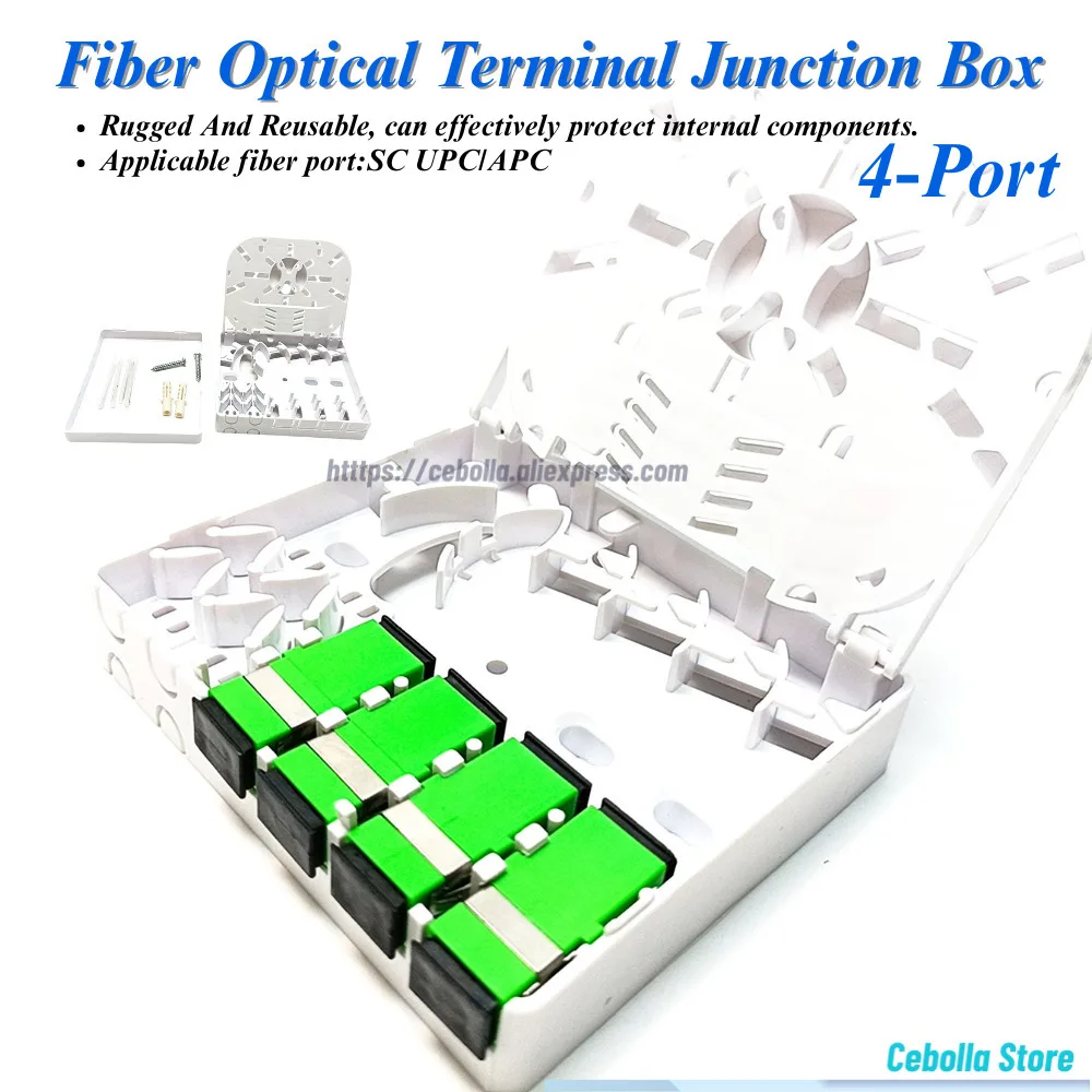 1 шт., 4-ядерный разъем FTTH, 4 порта, оптическая розетка SC, 4-ядерная оптоволоконная панель с оптоволоконным адаптером sc
1 шт., 4-ядерный разъем FTTH, 4 порта, оптическая розетка SC, 4-ядерная оптоволоконная панель с оптоволоконным адаптером sc