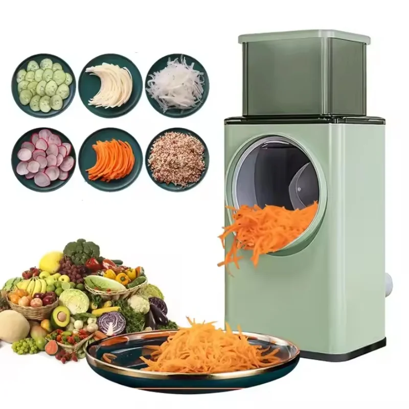 6-in-1 Vegetable Cutter, Hand-cranked Slicer, Large-capacity Rotary Shredder, Crusher, Vegetable Cutter
6-in-1 Vegetable Cutter, Hand-cranked Slicer, Large-capacity Rotary Shredder, Crusher, Vegetable Cutter