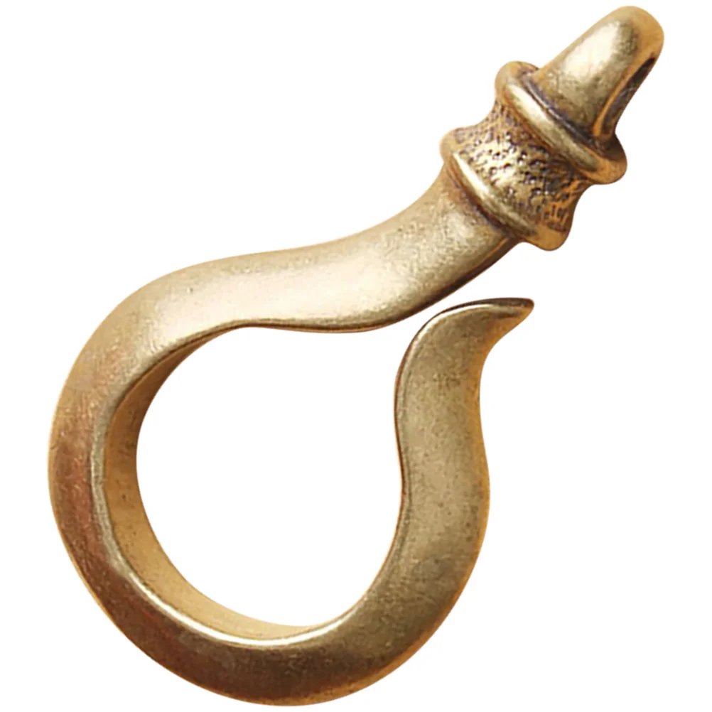 Brass Keychain Hook Craft Pendant for Jewelry Making Lightweight Retro Key Buckle Decorative Shaped Hook Easy to
Brass Keychain Hook Craft Pendant for Jewelry Making Lightweight Retro Key Buckle Decorative Shaped Hook Easy to