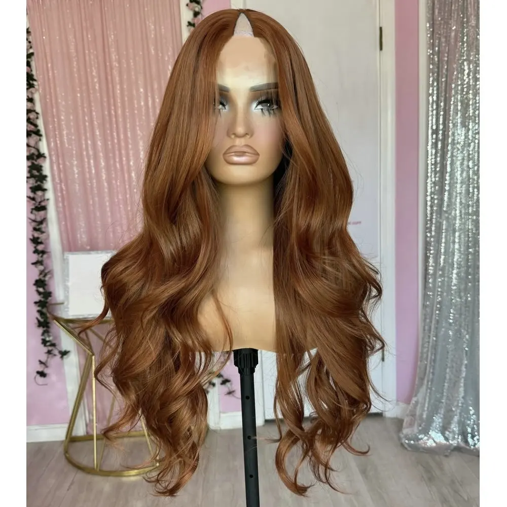 Ginger Brown Loose Wave1*4Size V Part Wig 100% Human Hair Glueless U Shape 250Density Remy Full Machine Made Brazilian Hair Wigs
Ginger Brown Loose Wave1*4Size V Part Wig 100% Human Hair Glueless U Shape 250Density Remy Full Machine Made Brazilian Hair Wigs