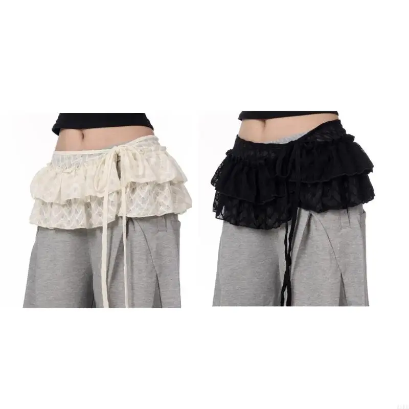 Retro Lace Trimmed Apron Skirt Adjustable Tie Waist Korean Styles Layered Ruffle Design Daily Wear Cosplay Theme Party
Retro Lace Trimmed Apron Skirt Adjustable Tie Waist Korean Styles Layered Ruffle Design Daily Wear Cosplay Theme Party
