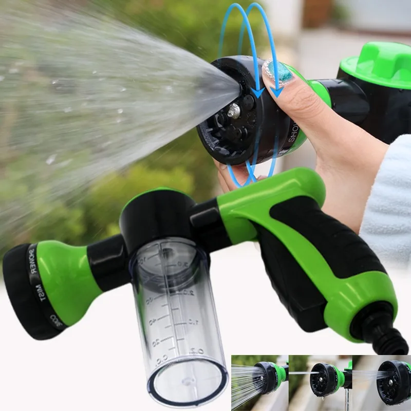 Portable Automatic Foam Gun High Pressure Water Gun Car Wash Sprayer Cleaning Tool Car Garden Cleaning Tool Green/yellow
Portable Automatic Foam Gun High Pressure Water Gun Car Wash Sprayer Cleaning Tool Car Garden Cleaning Tool Green/yellow