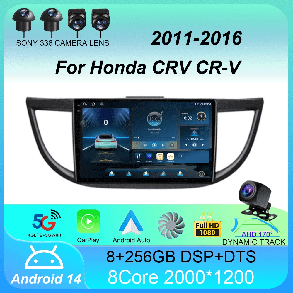 Car Radio Android 14 WIFI Navigation For Honda CRV CR-V 2011 2012 2013 2014 2015 2016 Multimedia Player Wireless Carplay Stereo
Car Radio Android 14 WIFI Navigation For Honda CRV CR-V 2011 2012 2013 2014 2015 2016 Multimedia Player Wireless Carplay Stereo