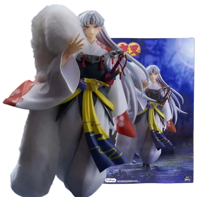 Original FuRyu Model Trio-Try-iT InuYasha 17cm Sesshoumaru Figure Anime PVC Peripherals Finished Dolls Collections Toy Gifts
Original FuRyu Model Trio-Try-iT InuYasha 17cm Sesshoumaru Figure Anime PVC Peripherals Finished Dolls Collections Toy Gifts