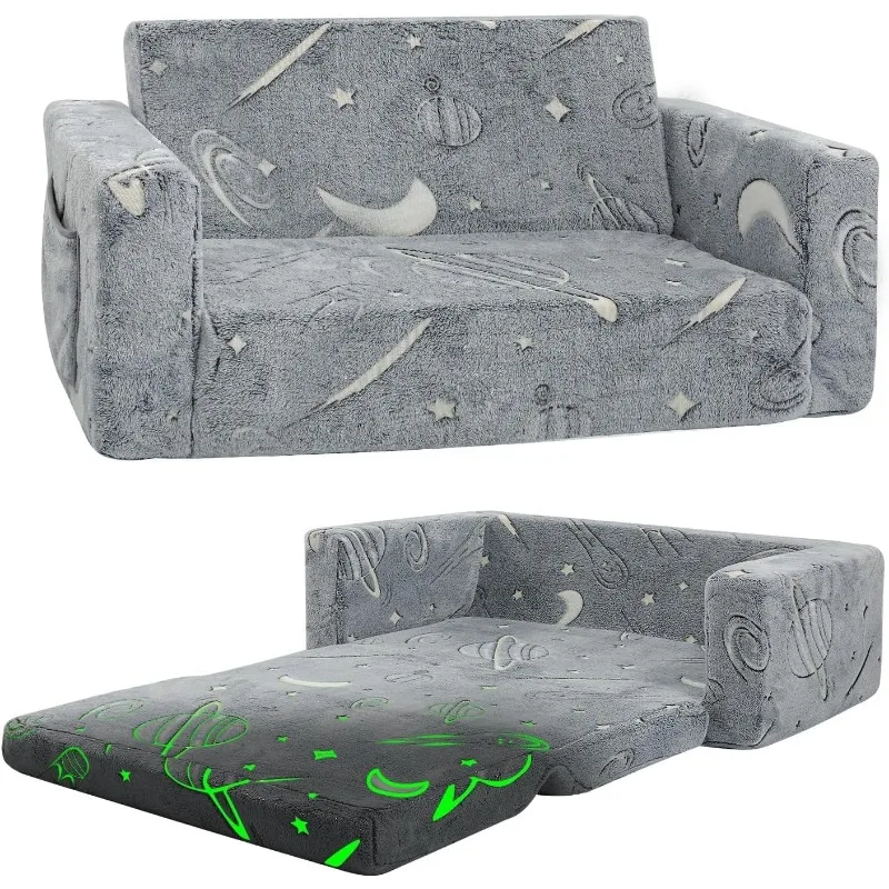 Kids Sofa Toddler Couch Extra Wide Glow in the Dark Baby Convertible Sofa ,Foldable Toddler Bed for Girls Boys
Kids Sofa Toddler Couch Extra Wide Glow in the Dark Baby Convertible Sofa ,Foldable Toddler Bed for Girls Boys