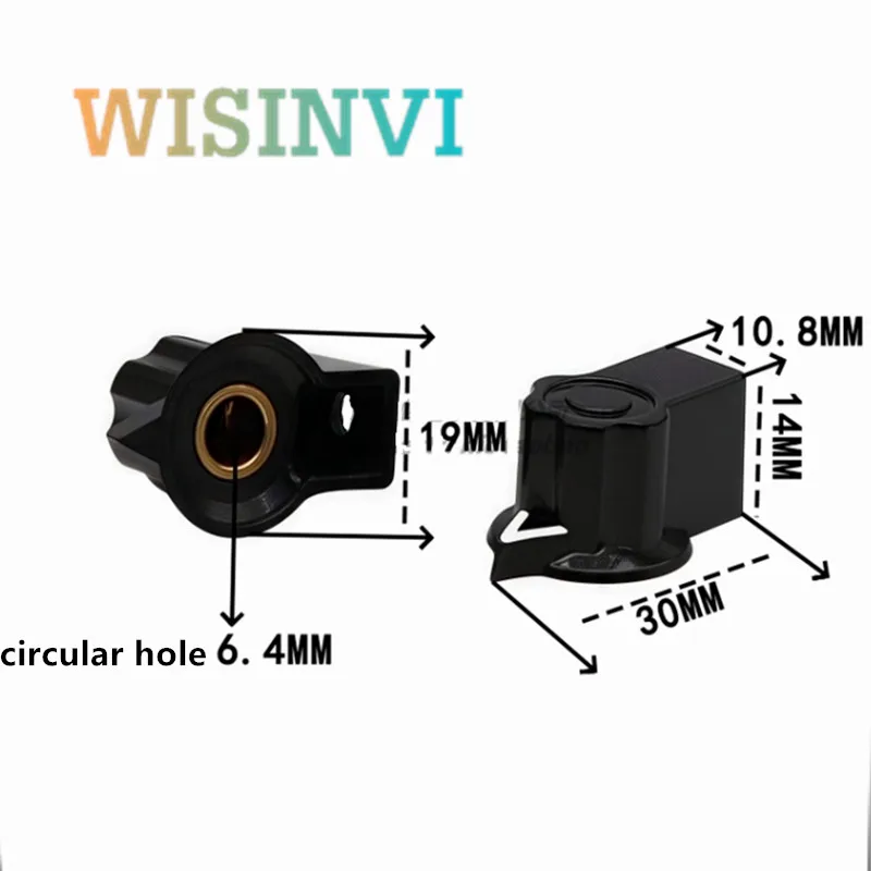 2PCS 30×19×14MM beak - shaped plastic knob Volume potentiometer adjustment knob cap electric guitar konb cap Aperture 6.35MM
2PCS 30×19×14MM beak - shaped plastic knob Volume potentiometer adjustment knob cap electric guitar konb cap Aperture 6.35MM