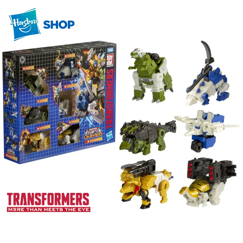 Hasbro Transformers Legacy: Модель United Dinobot Dinoking Multipack (Doryu, Gairyu, Kakuryu, Goryu, Yokuryu, Rairyu)
Hasbro Transformers Legacy: Модель United Dinobot Dinoking Multipack (Doryu, Gairyu, Kakuryu, Goryu, Yokuryu, Rairyu)