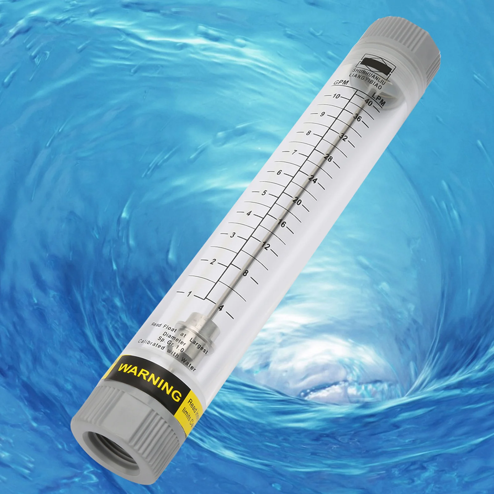LZM-20G 1-10GPM Acrylic Plexiglass Tube Type Liquid Flowmeter Flow Meter for Female G3/4in
LZM-20G 1-10GPM Acrylic Plexiglass Tube Type Liquid Flowmeter Flow Meter for Female G3/4in