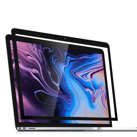 Osłona ekranu z czarną ramką do MacBook Pro 13 Air 13 Mac book 11 air 12 Retina 13 pro Air 2018 folia ochronna