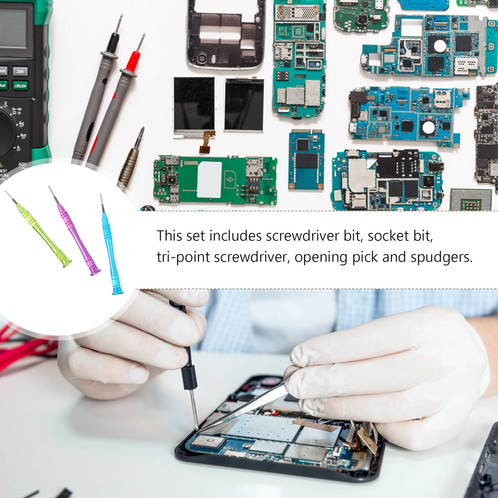 1 set Precision Screwdriver Kit 1.5Mm 2.0Mm Console Disassemble Tool For Repair Replacement Hand Tool
1 set Precision Screwdriver Kit 1.5Mm 2.0Mm Console Disassemble Tool For Repair Replacement Hand Tool