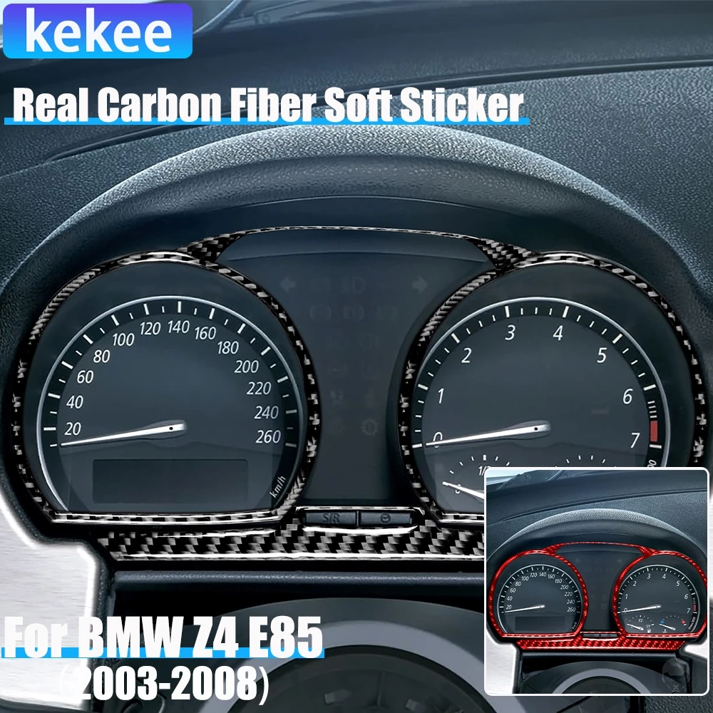 Real Carbon Fiber Car Accessories Speedometer Strip Decorative Cover Soft Sticker For BMW Z4 E85 2003 2004 2005 2006 2007 2008 
Real Carbon Fiber Car Accessories Speedometer Strip Decorative Cover Soft Sticker For BMW Z4 E85 2003 2004 2005 2006 2007 2008