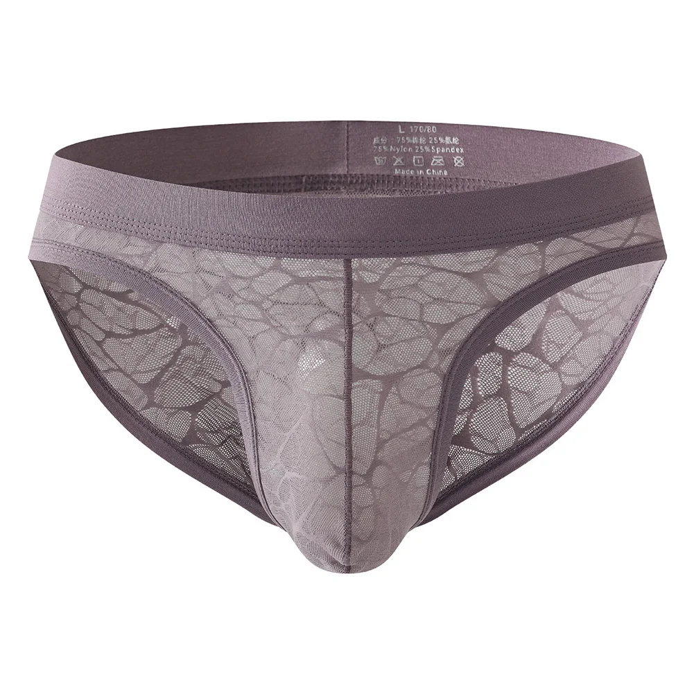 Mens See-Through Lingerie Lace Mesh Briefs Low Rise Breathable Panties Extreme Night Underwear Ice Silk Pouch Men's Clothing
Mens See-Through Lingerie Lace Mesh Briefs Low Rise Breathable Panties Extreme Night Underwear Ice Silk Pouch Men's Clothing