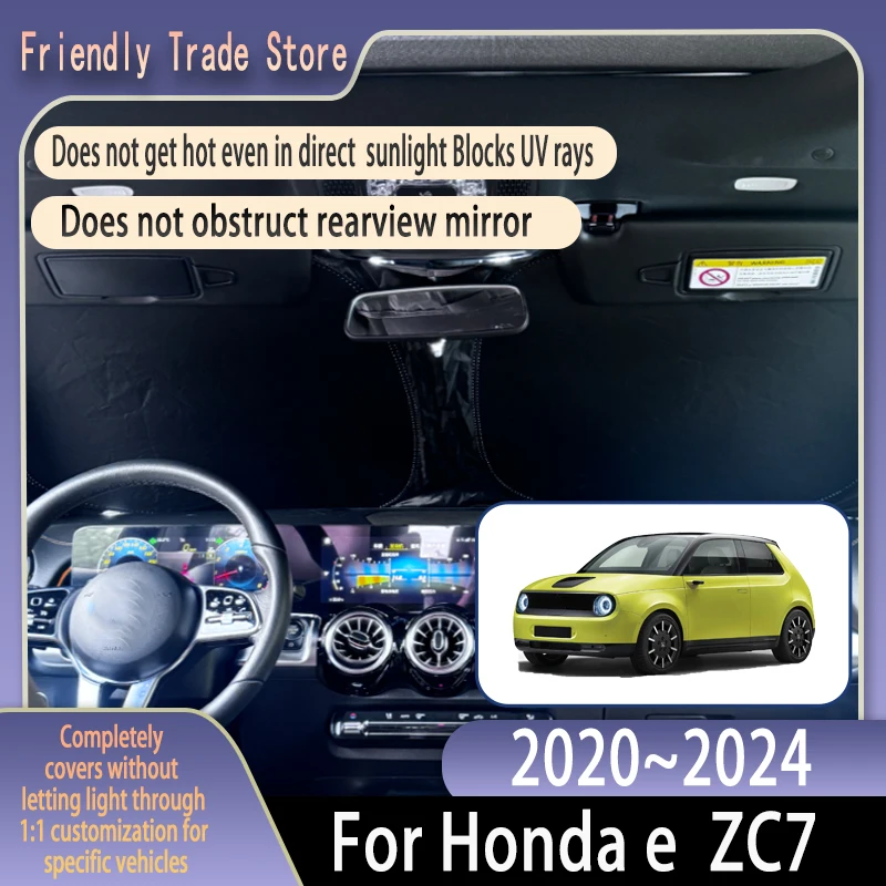 Car Front Windshield Sunshade For Honda e 2020~2024 2023 ZC7 Fold Shade UV Shade Solar Sun Shade Privacy Curtain Car Accessories
Car Front Windshield Sunshade For Honda e 2020~2024 2023 ZC7 Fold Shade UV Shade Solar Sun Shade Privacy Curtain Car Accessories