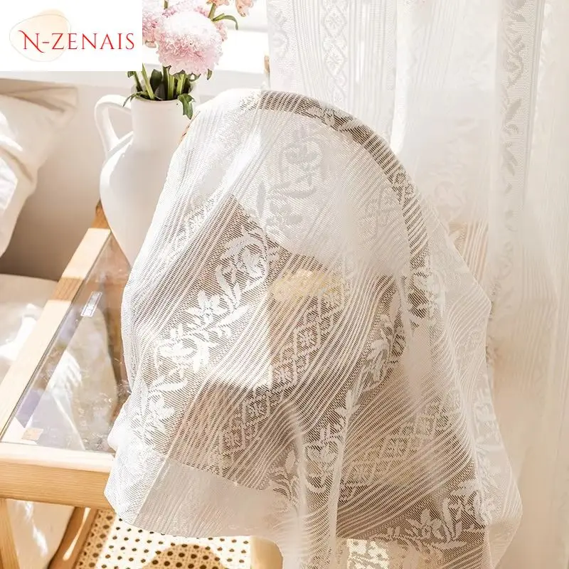 Custom Size!!European Lace Elegant Retro Luxury Romantic Solid Color Curtains for Living Dining Room Bedroom Decor Window Tulle 
Custom Size!!European Lace Elegant Retro Luxury Romantic Solid Color Curtains for Living Dining Room Bedroom Decor Window Tulle