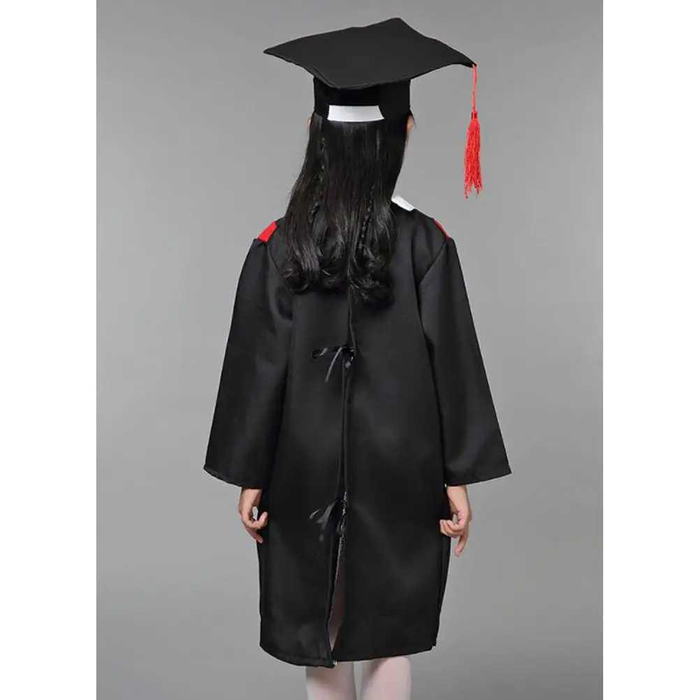 Kids Graduation Gown Cap Set Comfortable Material Easy 150cm Height School Uniforms Photographing Cosplay Children Sets
Kids Graduation Gown Cap Set Comfortable Material Easy 150cm Height School Uniforms Photographing Cosplay Children Sets
