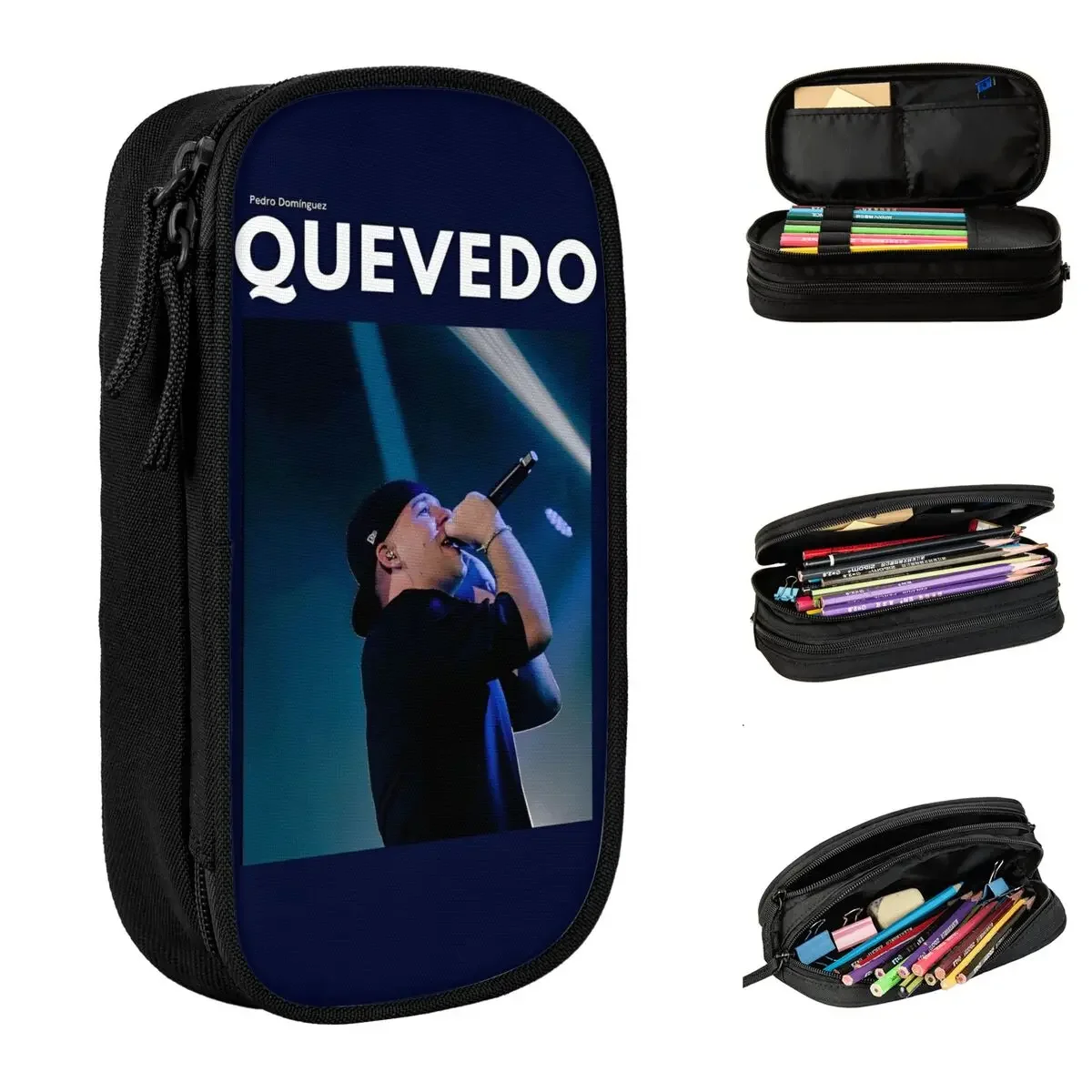 Rapper QUEVEDO Spain Pencil Case Classic Pen Bag Girls Boys Large Storage Students School Cosmetic Pencil Box
Rapper QUEVEDO Spain Pencil Case Classic Pen Bag Girls Boys Large Storage Students School Cosmetic Pencil Box