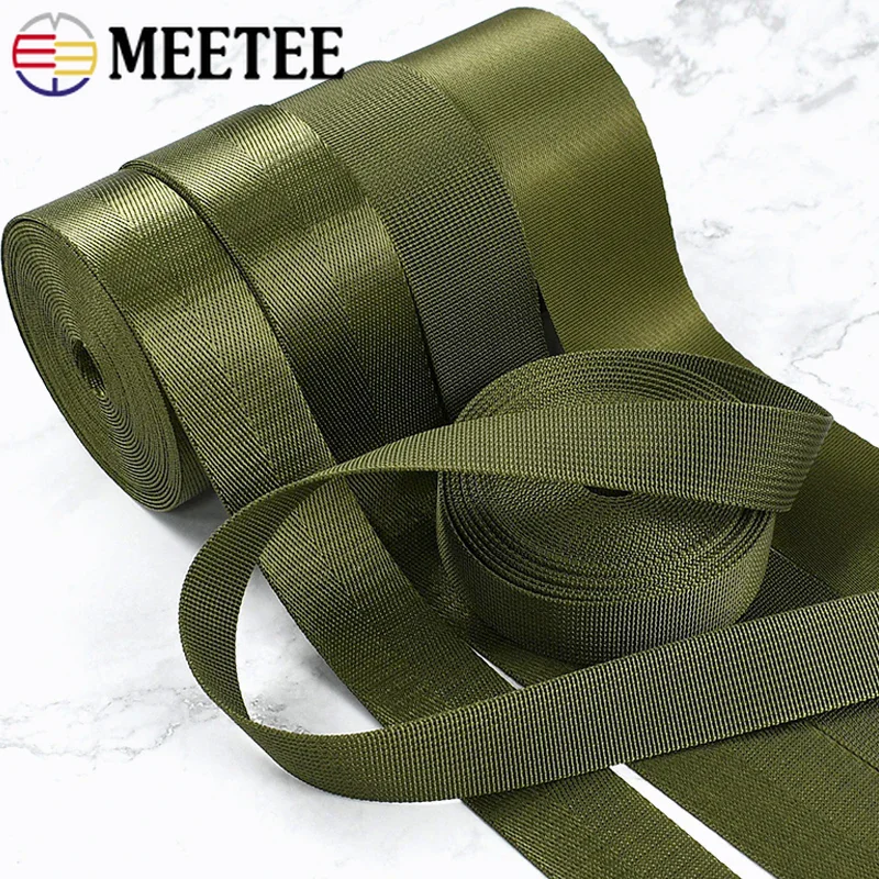 10M 20-50mm Armygreen Nylon Webbing Tape for Backpack Shoulder Strap Bag Belt Dog Collar Garment Ribbon DIY Sewing Accessories
10M 20-50mm Armygreen Nylon Webbing Tape for Backpack Shoulder Strap Bag Belt Dog Collar Garment Ribbon DIY Sewing Accessories