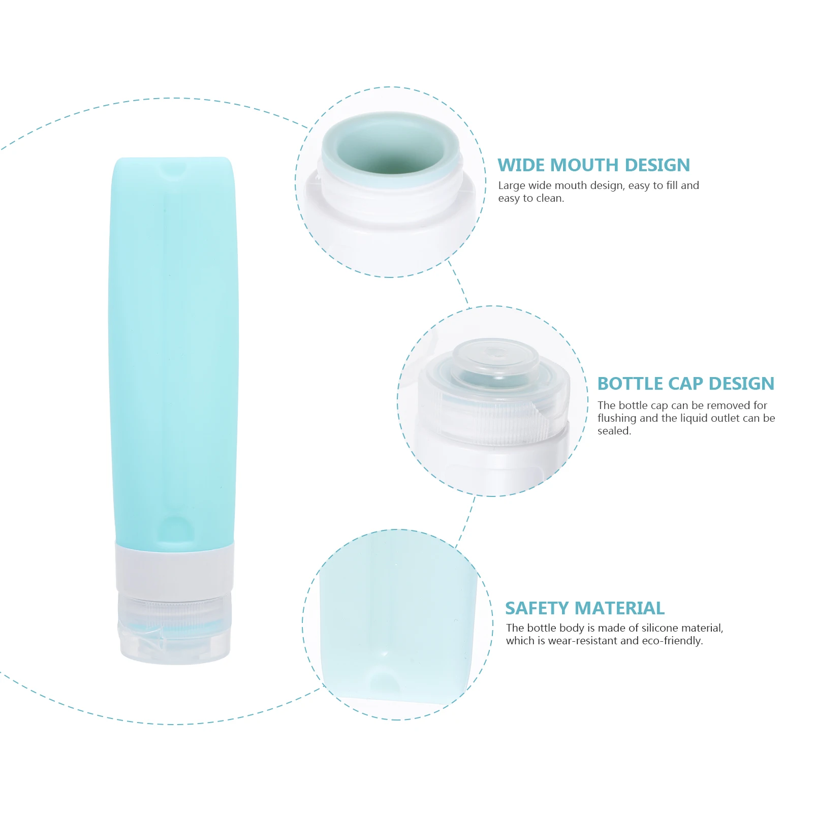 1 set Silicone Travel Bottles Set Leak Proof Portable Containers Lotion Bottle Travel Accessories Reusable Sub Bottles
1 set Silicone Travel Bottles Set Leak Proof Portable Containers Lotion Bottle Travel Accessories Reusable Sub Bottles