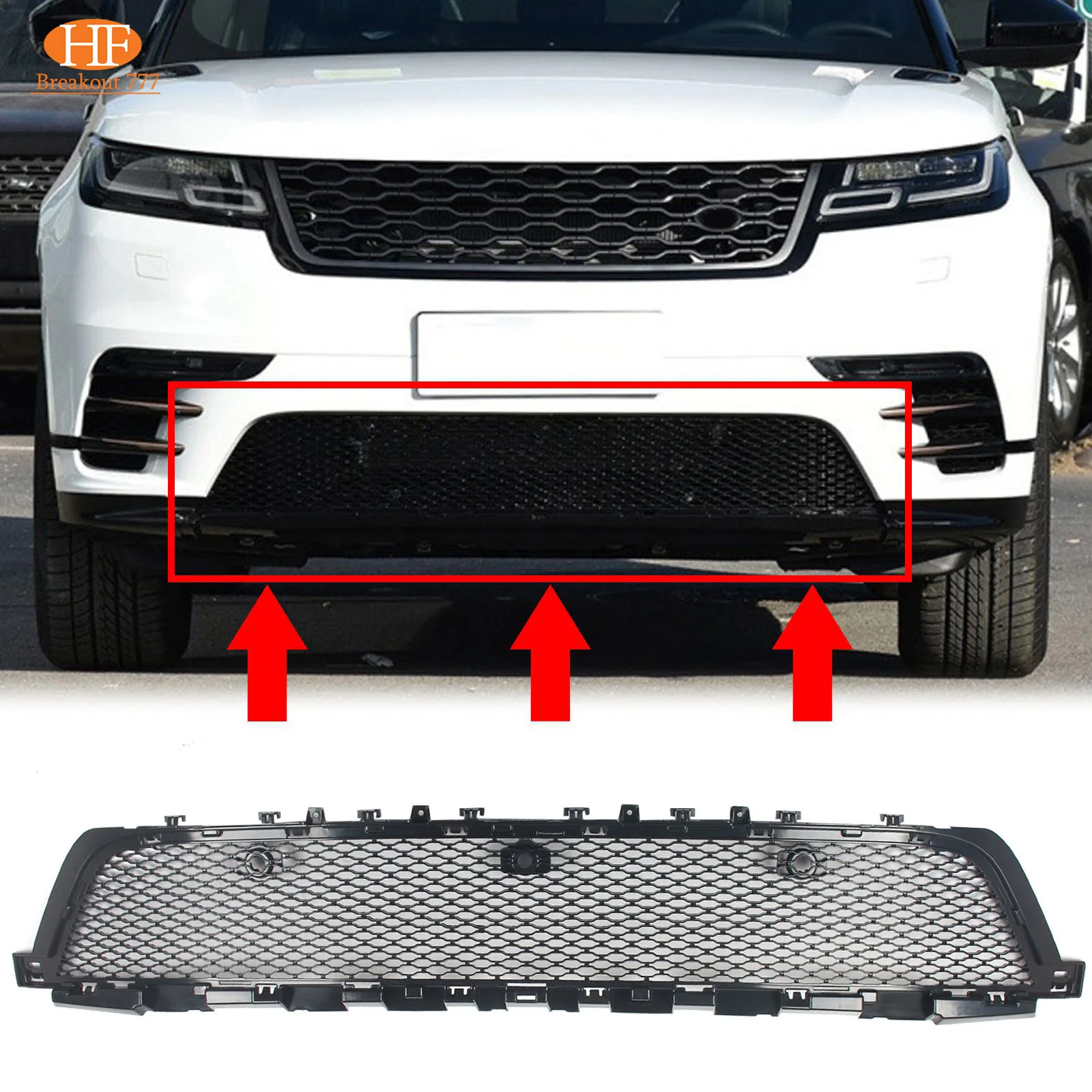 For Land Rover Range Rover Velar 2017-2023 Front Bumper Lower Grille Cover
For Land Rover Range Rover Velar 2017-2023 Front Bumper Lower Grille Cover