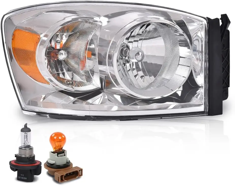 Headlight Passenger Right Side RH Compatible with Dodge Ram 1500 Truck 2006-2008/Fit Dodge Ram 2500 3500 Truck 2006-2009 Clear L
Headlight Passenger Right Side RH Compatible with Dodge Ram 1500 Truck 2006-2008/Fit Dodge Ram 2500 3500 Truck 2006-2009 Clear L