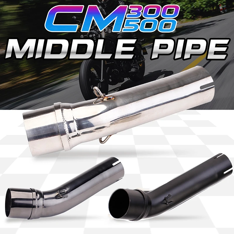 slip on Motorcycle Exhaust Escape Muffler Middle Link Pipe For Honda CM500 CMX500 CM300 Rebel 500 2017 to 2021 years
slip on Motorcycle Exhaust Escape Muffler Middle Link Pipe For Honda CM500 CMX500 CM300 Rebel 500 2017 to 2021 years