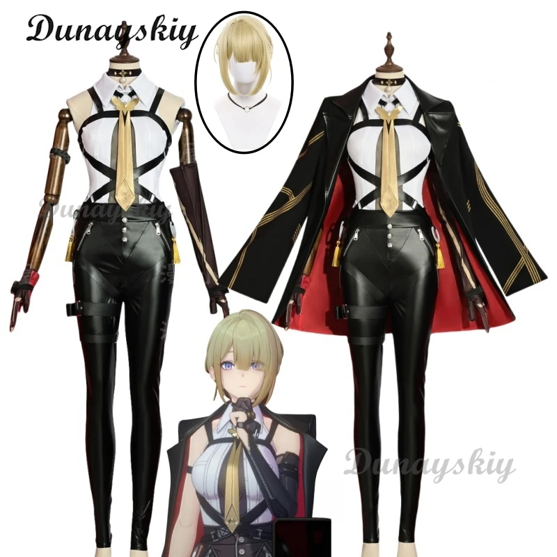 Game Zenless Zone Zero Evelyn Cosplay Costume Wig ZZZ Women Jacket Shirt Pants Props Evelyn Chevalier Cosplay Carnival Roleplay
Game Zenless Zone Zero Evelyn Cosplay Costume Wig ZZZ Women Jacket Shirt Pants Props Evelyn Chevalier Cosplay Carnival Roleplay