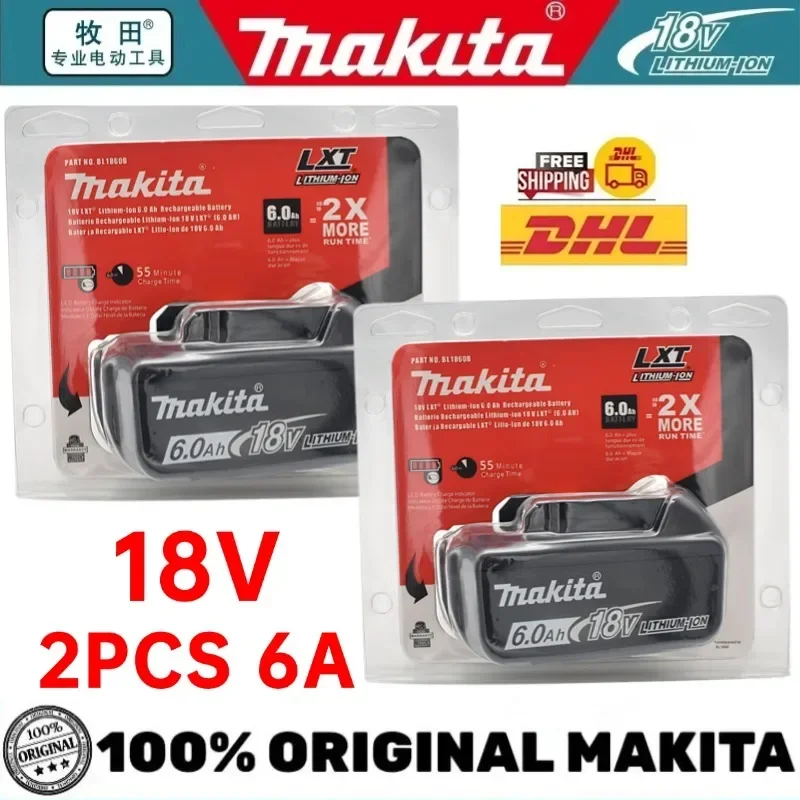 Original Makita 18V battery 5ah/6ah Li-Ion Battery For Makita BL1830 BL1815 BL1860 BL1840 Makita Replacement Power Tool Battery
Original Makita 18V battery 5ah/6ah Li-Ion Battery For Makita BL1830 BL1815 BL1860 BL1840 Makita Replacement Power Tool Battery