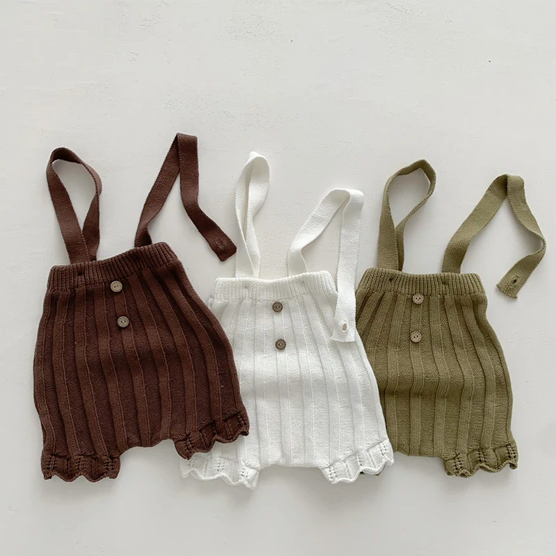 Autumn Spring Korean Style Children Clothes Infant Sleeveless Solid Color Knitting Jumpsuit Overall Toddler Baby Girl Romper
Autumn Spring Korean Style Children Clothes Infant Sleeveless Solid Color Knitting Jumpsuit Overall Toddler Baby Girl Romper