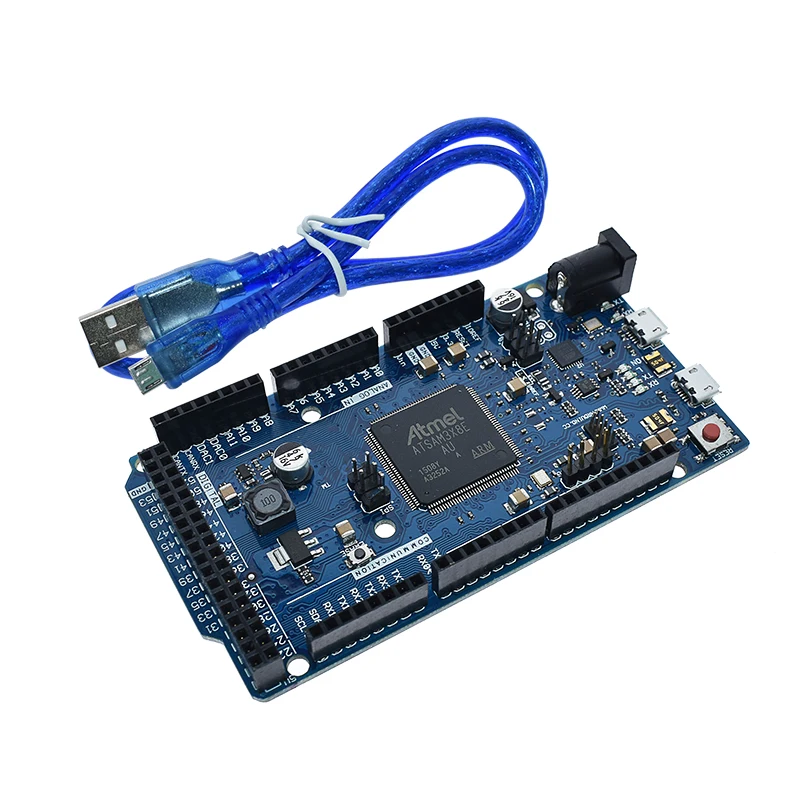 32-битная плата управления ARM Cortex-M3, модуль DUE R3 плата AT91SAM3X8E SAM3X8E для платы разработки Arduino
32-битная плата управления ARM Cortex-M3, модуль DUE R3 плата AT91SAM3X8E SAM3X8E для платы разработки Arduino