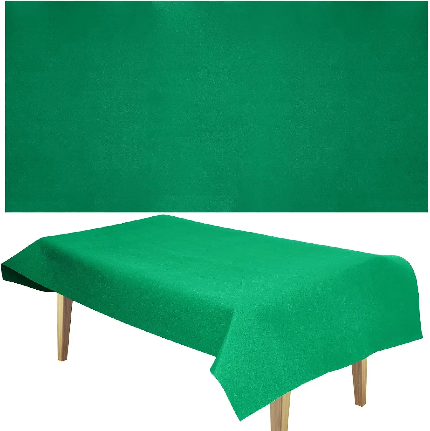Premium Green Felt Poker Table Cover Set - 36x72 Inch Reversible Mat for Texas Hold'em, Blackjack & More
Premium Green Felt Poker Table Cover Set - 36x72 Inch Reversible Mat for Texas Hold'em, Blackjack & More