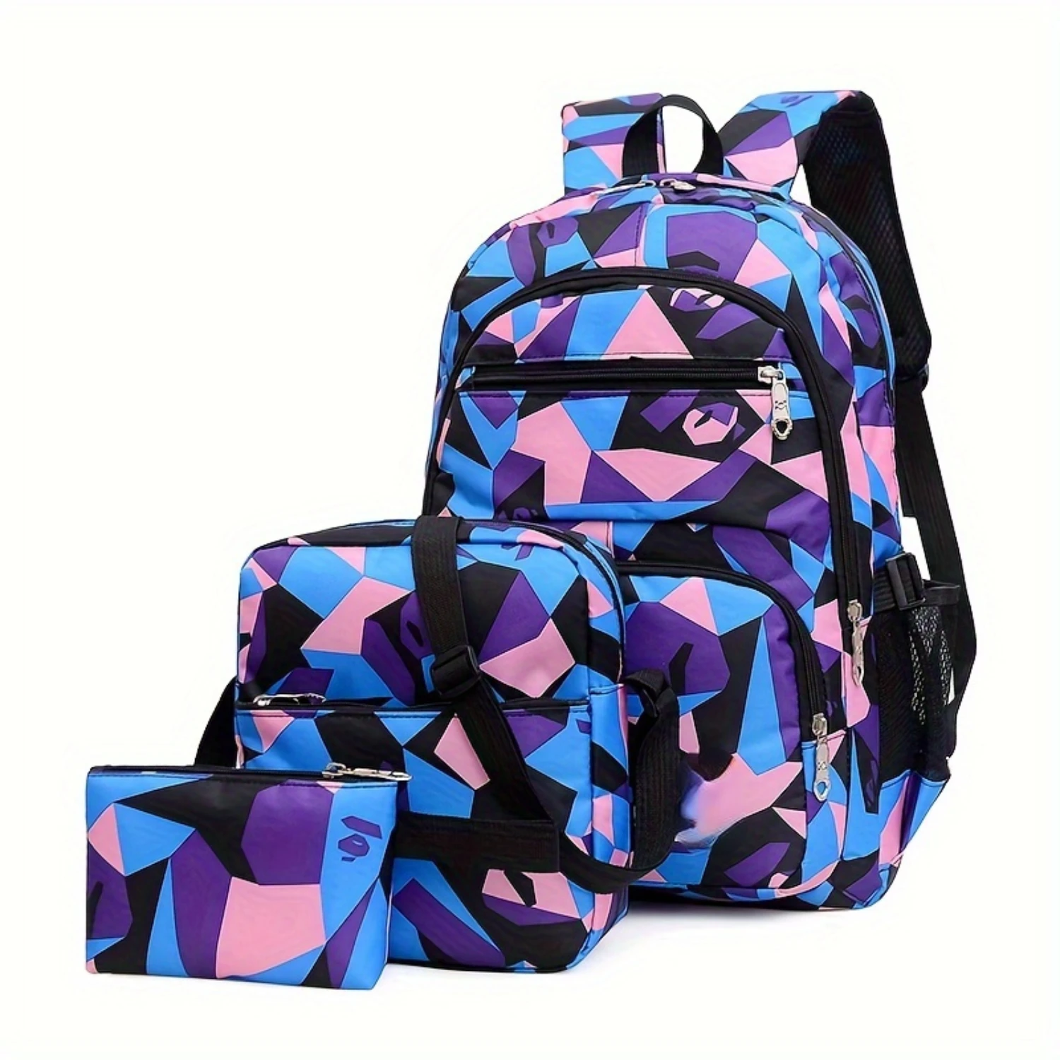 Fashion Large Capacity Backpack Set: College School Daypack, Travel Knapsack & Laptop Bag
Fashion Large Capacity Backpack Set: College School Daypack, Travel Knapsack & Laptop Bag