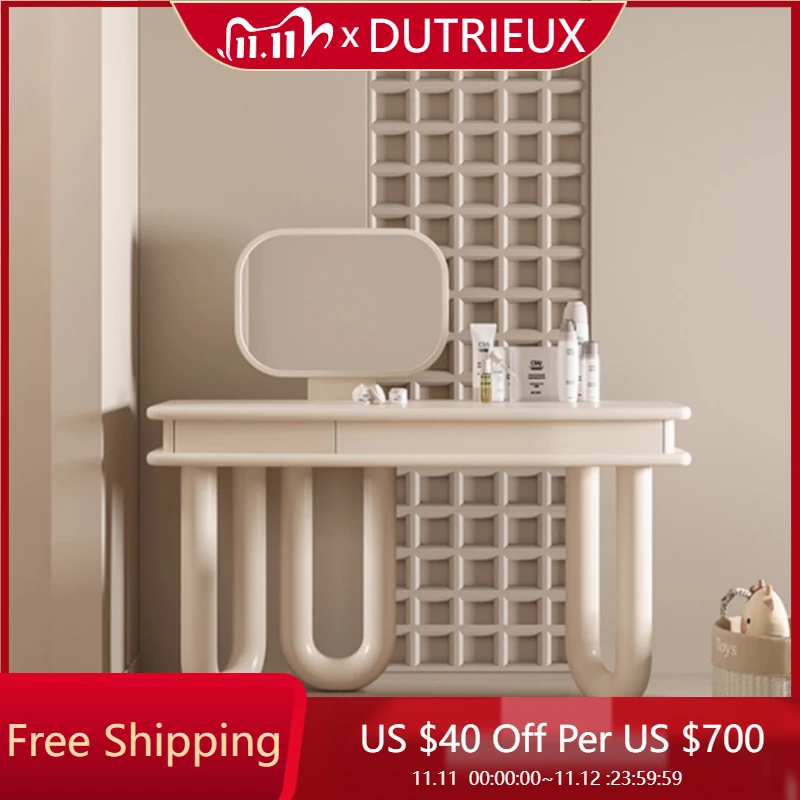 Makeup Modern Vanity Table European Women Living Room Wood Girl Dressing Table Cosmetics White Penteadeira Trendy Furniture
Makeup Modern Vanity Table European Women Living Room Wood Girl Dressing Table Cosmetics White Penteadeira Trendy Furniture
