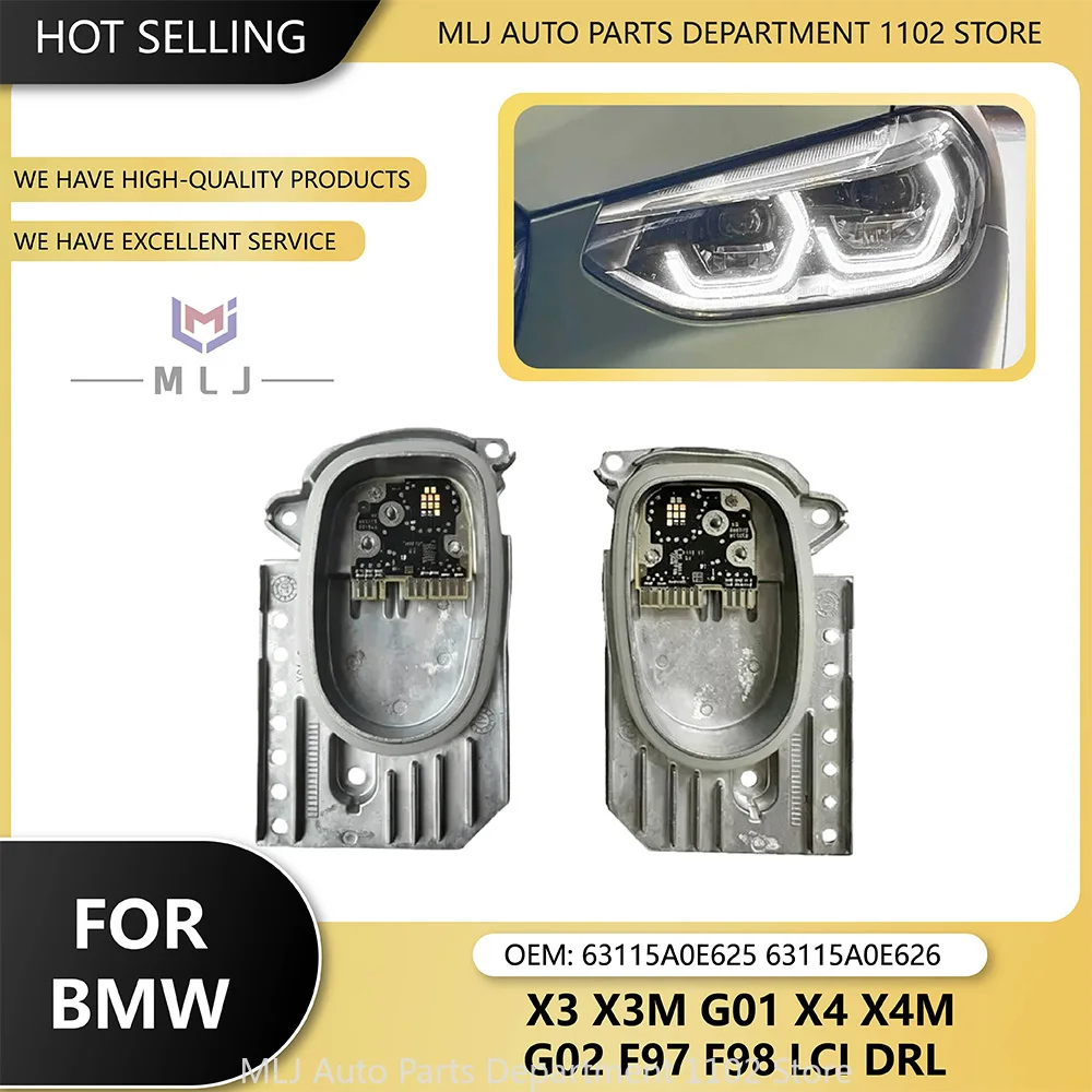For BMW X3 X4 G01 G02 G08 LCI Headlight LED Turn Signal Light Source Module Angel Eye Ballast Module 63115A0E625 63115A0E626
For BMW X3 X4 G01 G02 G08 LCI Headlight LED Turn Signal Light Source Module Angel Eye Ballast Module 63115A0E625 63115A0E626