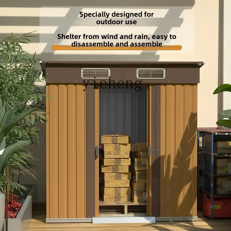 HYS Outdoor Storage Cabinet Simple Room Storage Room Garden Tool Room Terrace House
HYS Outdoor Storage Cabinet Simple Room Storage Room Garden Tool Room Terrace House