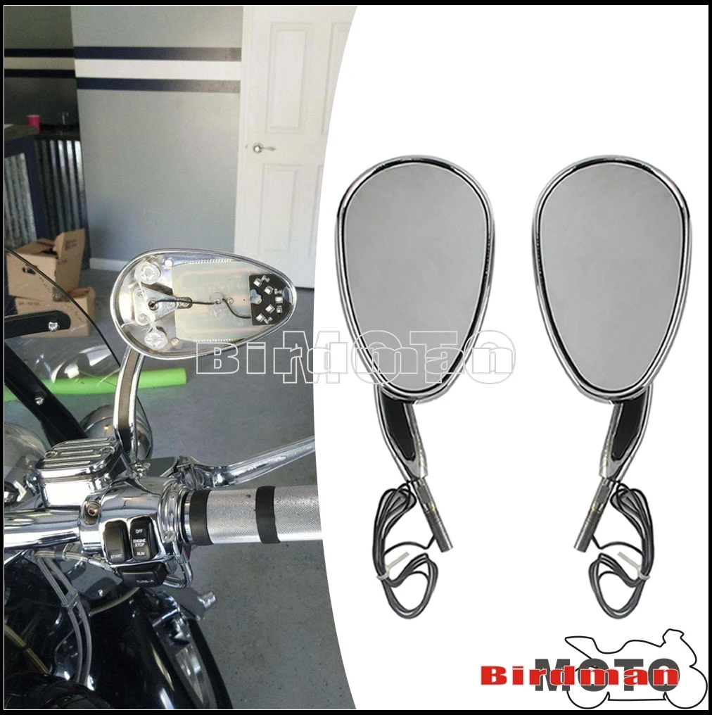 Motorcycle Rearview Mirrors With LED Turn Signal Light For Harley Road King FLRT FXDL Dyna Low Rider Street Fat Bob Wide Glide
Motorcycle Rearview Mirrors With LED Turn Signal Light For Harley Road King FLRT FXDL Dyna Low Rider Street Fat Bob Wide Glide