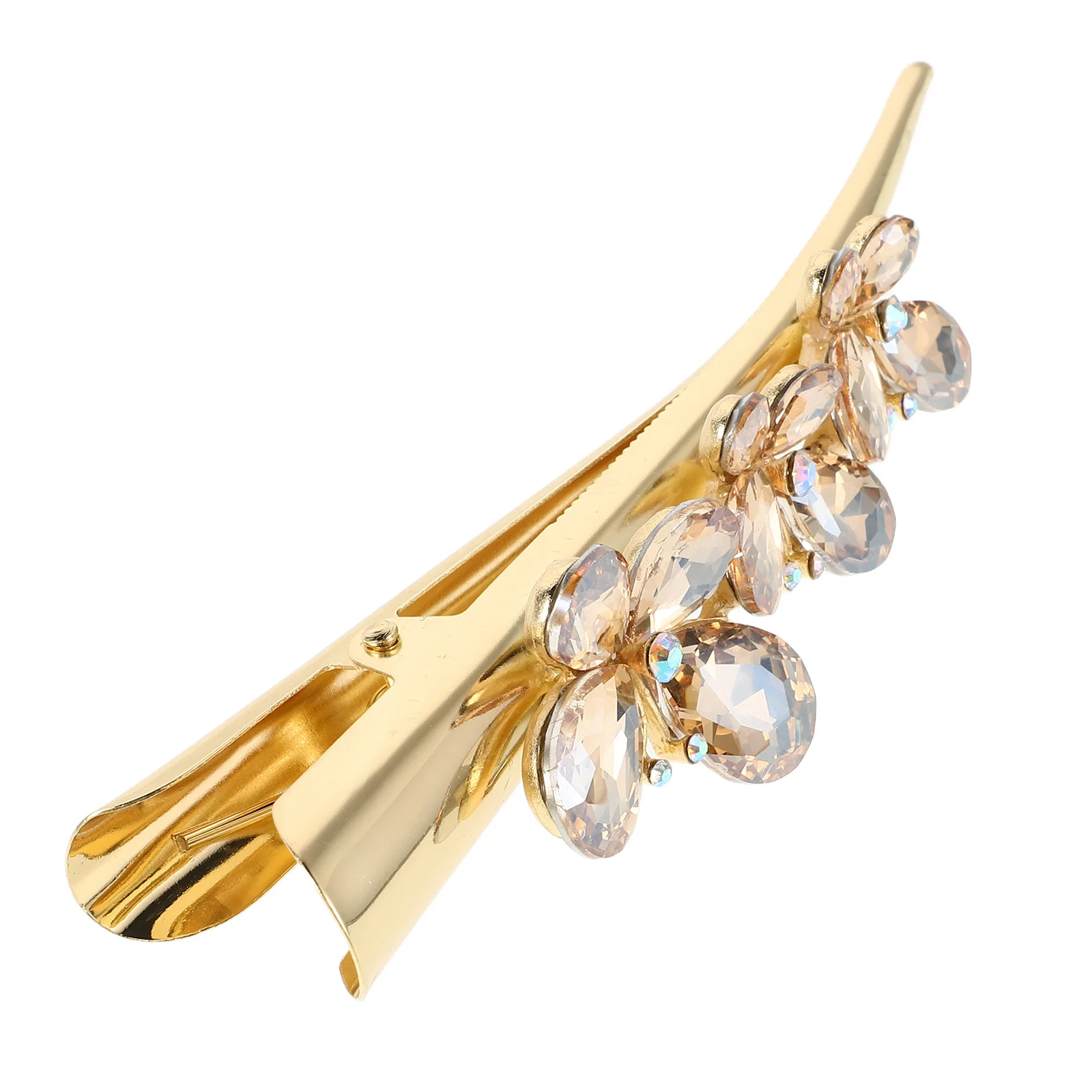 Crystal Butterfly Rhinestone Hair Clip Bling Alligator Barrette For Women Fashion Hairpin Decorative Accessory Golden
Crystal Butterfly Rhinestone Hair Clip Bling Alligator Barrette For Women Fashion Hairpin Decorative Accessory Golden