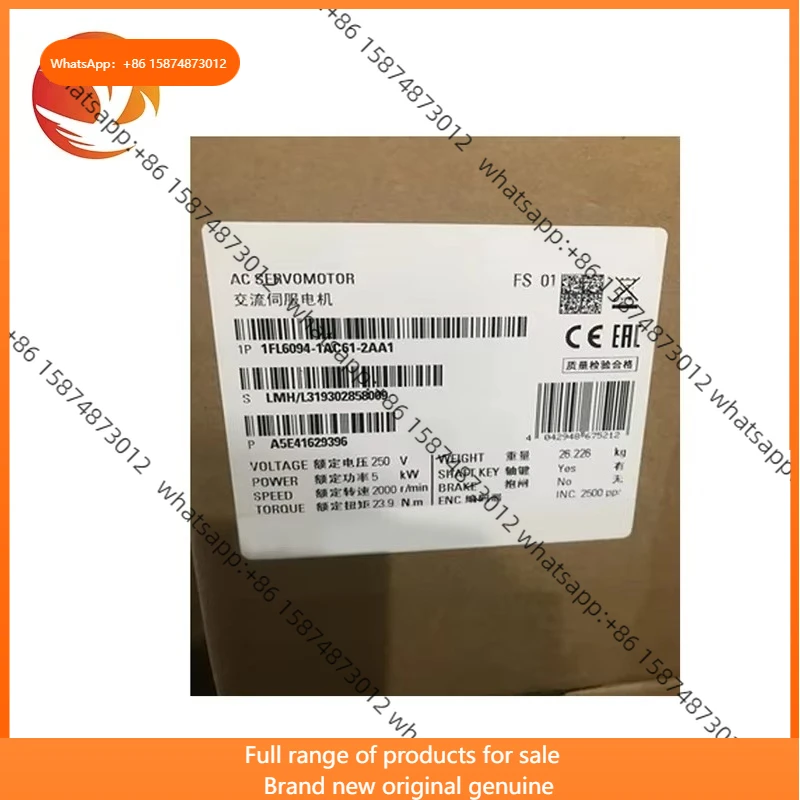 Gold Seller 1FL6092-1AC61-2AA1 Working Voltage 3 AC 400V AC Servo Motor Brand New Original Spot
Gold Seller 1FL6092-1AC61-2AA1 Working Voltage 3 AC 400V AC Servo Motor Brand New Original Spot