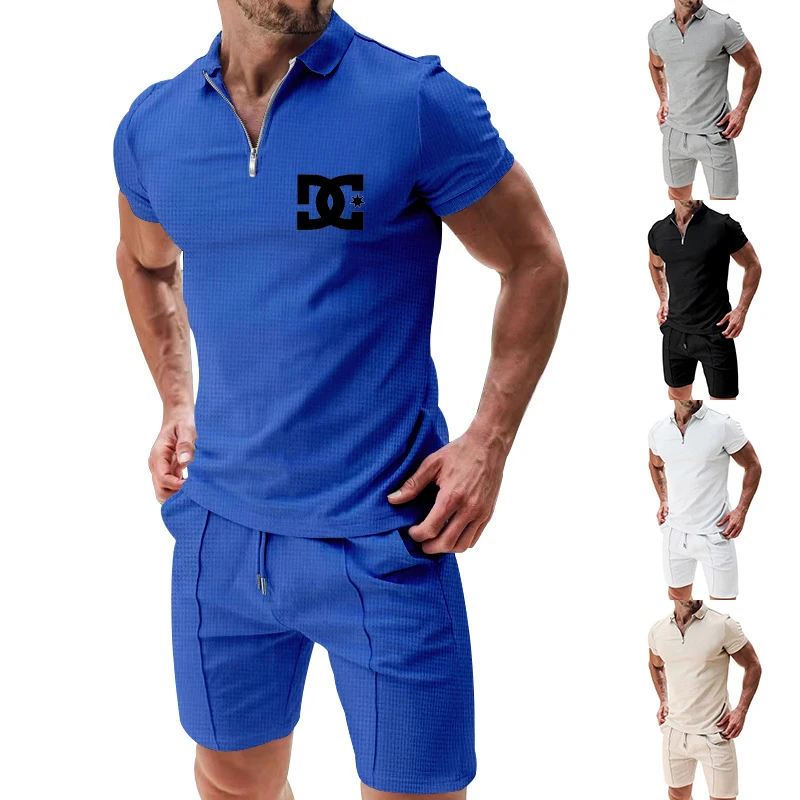 Summer Clothing Men's Luxury Tracksuit Set Casual Short Sleeve Polo Shirt+Shorts Streetwear 2 Piece Suit New Fashion
Summer Clothing Men's Luxury Tracksuit Set Casual Short Sleeve Polo Shirt+Shorts Streetwear 2 Piece Suit New Fashion