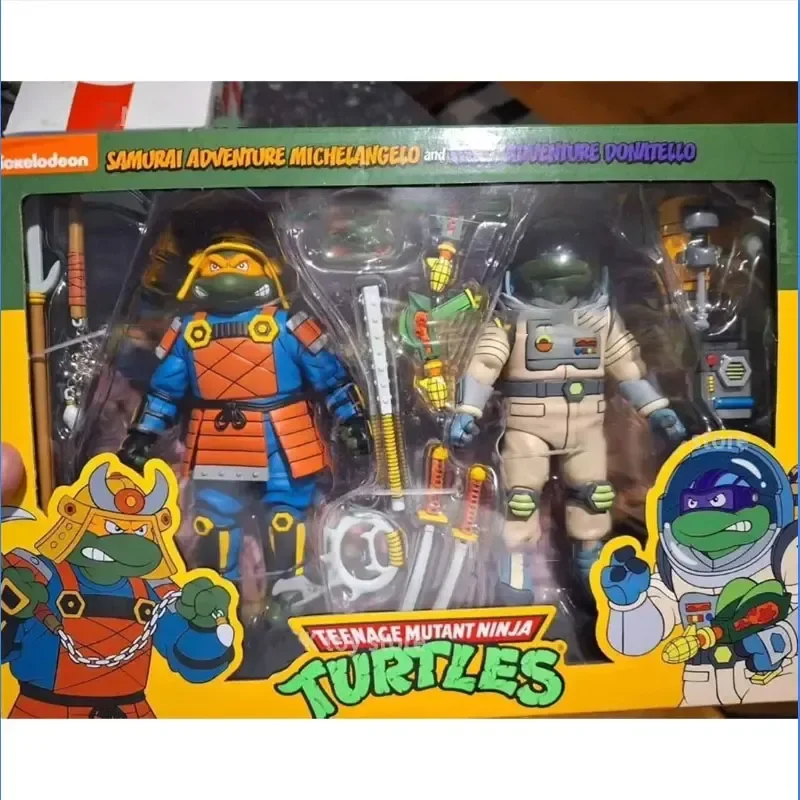 Фигурка NECA Tmnt, фигурка черепахи, самурая, приключения Микеланджело и космические приключения, Donatello, 2 шт. в упаковке, Игрушечная модель
Фигурка NECA Tmnt, фигурка черепахи, самурая, приключения Микеланджело и космические приключения, Donatello, 2 шт. в упаковке, Игрушечная модель