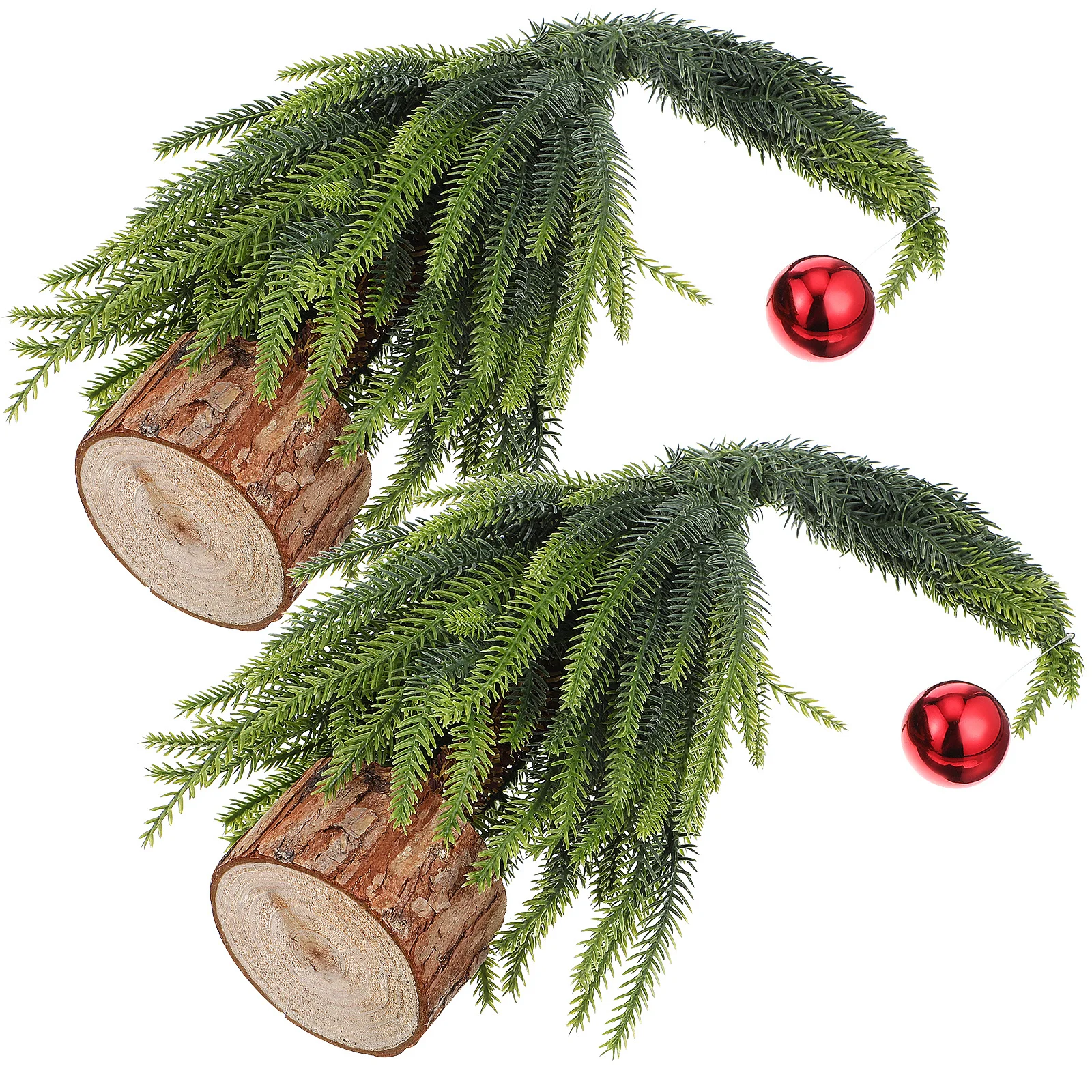 2Pcs Miniature Christmas Tree Small Table Tabletop Pine Tree with Wood Base Holiday Centerpiece Christmas Decor for Desk
2Pcs Miniature Christmas Tree Small Table Tabletop Pine Tree with Wood Base Holiday Centerpiece Christmas Decor for Desk