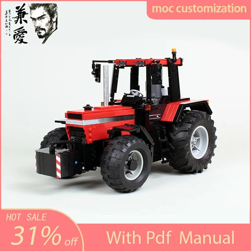 1075PCS Moc City Engineering Case IH 1:17 Tractor Trailer Model Technology Building Blocks Creative Children Toys Gift
1075PCS Moc City Engineering Case IH 1:17 Tractor Trailer Model Technology Building Blocks Creative Children Toys Gift