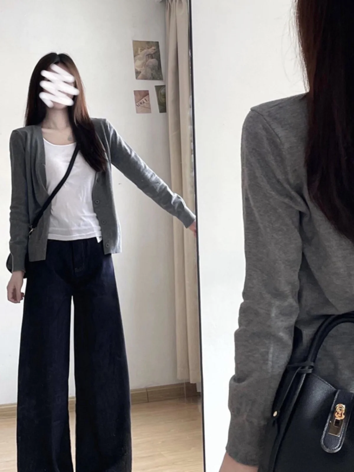 Gray Knitted Open Cardigan Sweater Women's Fashionable Base Layer Top Korean Style Straight Cut Thin Long Sleeve V-Neck
Gray Knitted Open Cardigan Sweater Women's Fashionable Base Layer Top Korean Style Straight Cut Thin Long Sleeve V-Neck
