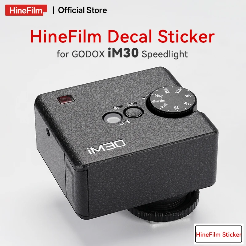 Hinefilm Skin for Godox iM30 Mini Camera Flash Skin Protective Sticker for Godox IM 30 Speedlight Premium Decal Skin Protector
Hinefilm Skin for Godox iM30 Mini Camera Flash Skin Protective Sticker for Godox IM 30 Speedlight Premium Decal Skin Protector